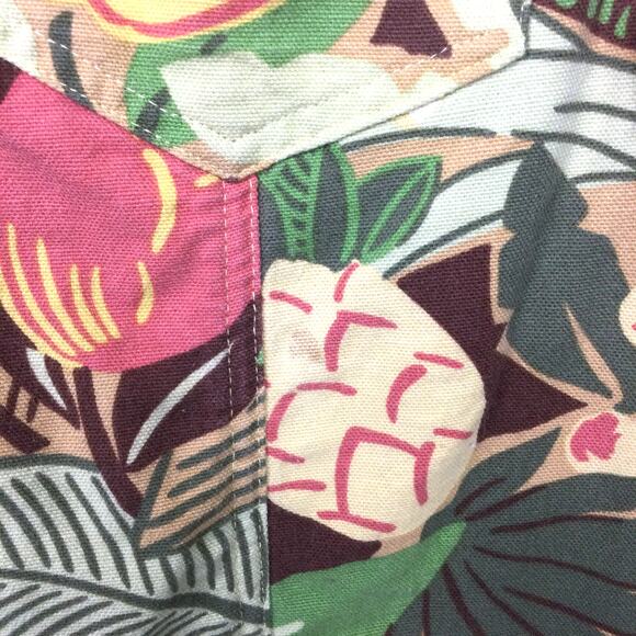 Coldwater Creek Cottagecore Floral Collared Nature Lightweight Cropped Jacket S - Picture 8 of 13